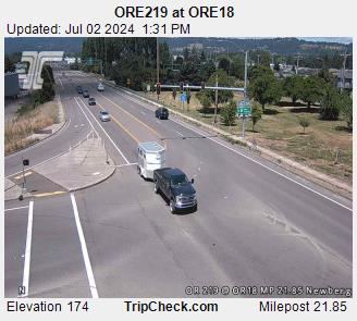 Traffic Cam ORE219 at ORE18